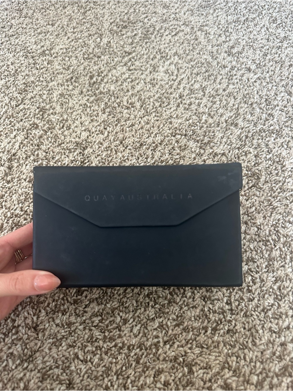 Quay Australia Black Sunglasses Pouch